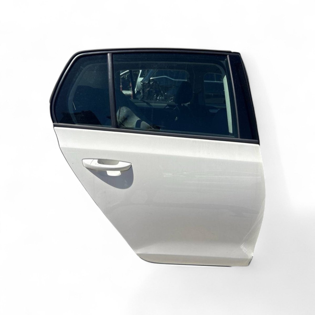 Portiera posteriore destra bianca Volkswagen Golf VI (2008 &gt; 2012) porta / sportello - F&amp;P CRASH SRLS - Ricambi Usati