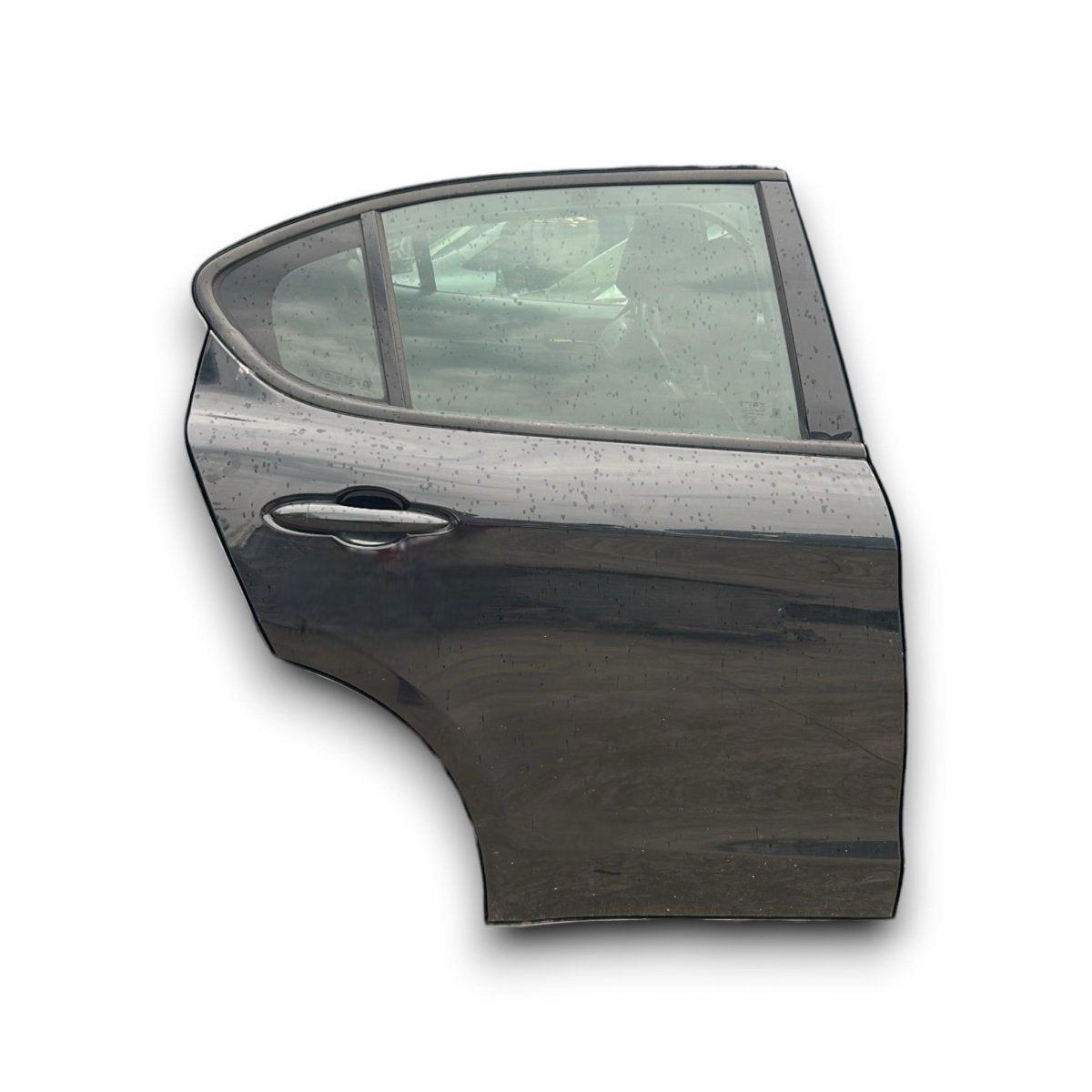 Portiera posteriore destra nera Alfa Romeo Stelvio (2016 > ) porta / sportello - F&P CRASH SRL - Ricambi Usati