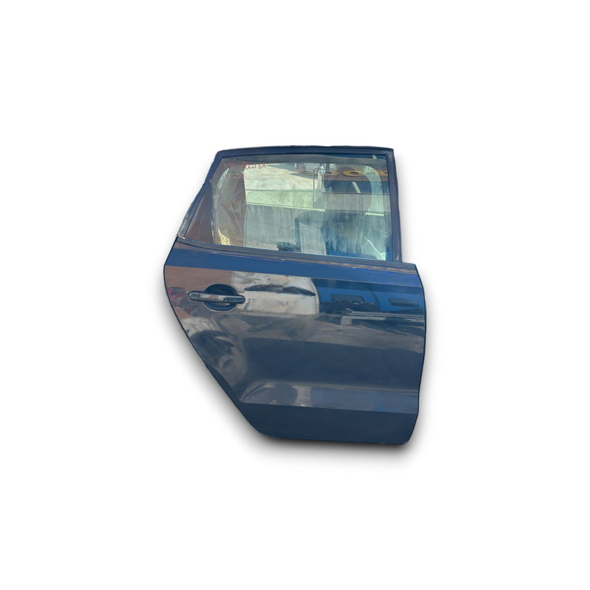 Portiera Posteriore Destra Nera Volkswagen Polo 6R (2009 &gt; 2017) Porta / Sportello - F&amp;P CRASH SRLS - Ricambi Usati