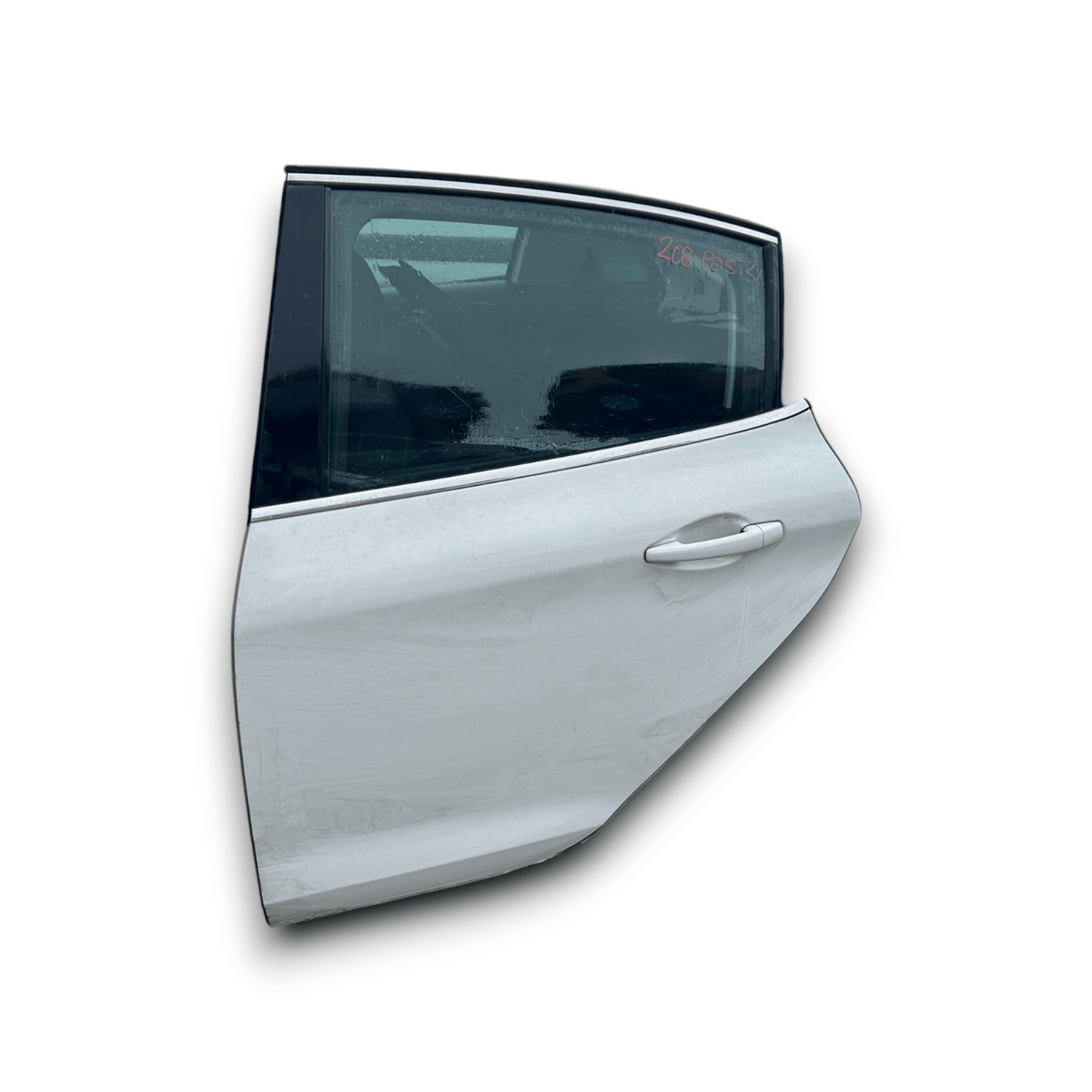 Portiera Posteriore Sinistra Bianca Peugeot 208 (2013 &gt; 2019) Porta / Sportello - F&amp;P CRASH SRLS - Ricambi Usati