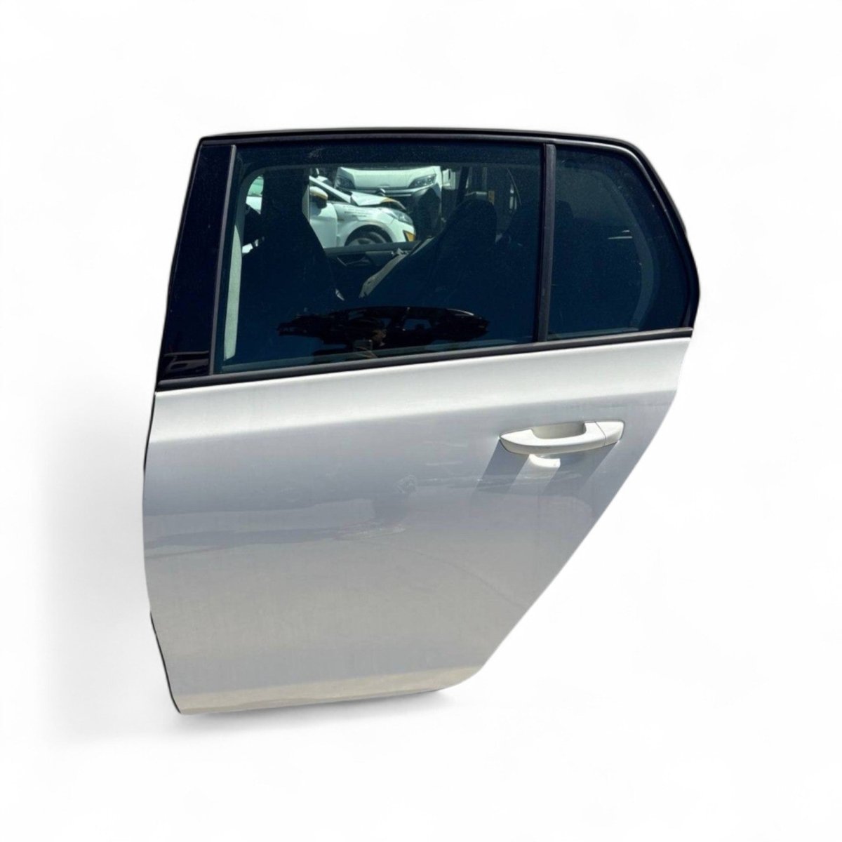 Portiera posteriore sinistra bianca Volkswagen Golf VI (2008 > 2012) porta / sportello - F&P CRASH SRLS - Ricambi Usati