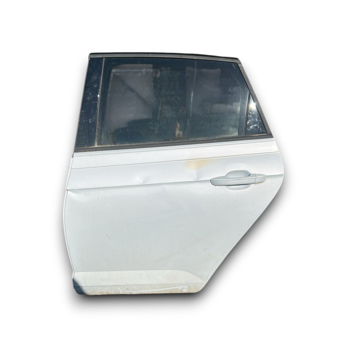 Portiera Posteriore Sinistra Bianca Volkswagen Polo VI (AW1) (2017 &gt; ) Porta / Sportello - F&amp;P CRASH SRLS - Ricambi Usati