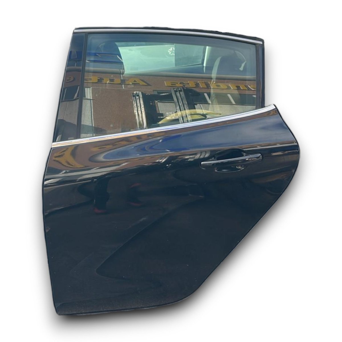Portiera posteriore sinistra nera Peugeot 208 (2012 > 2019) - F&amp;P CRASH SRL - Ricambi Usati