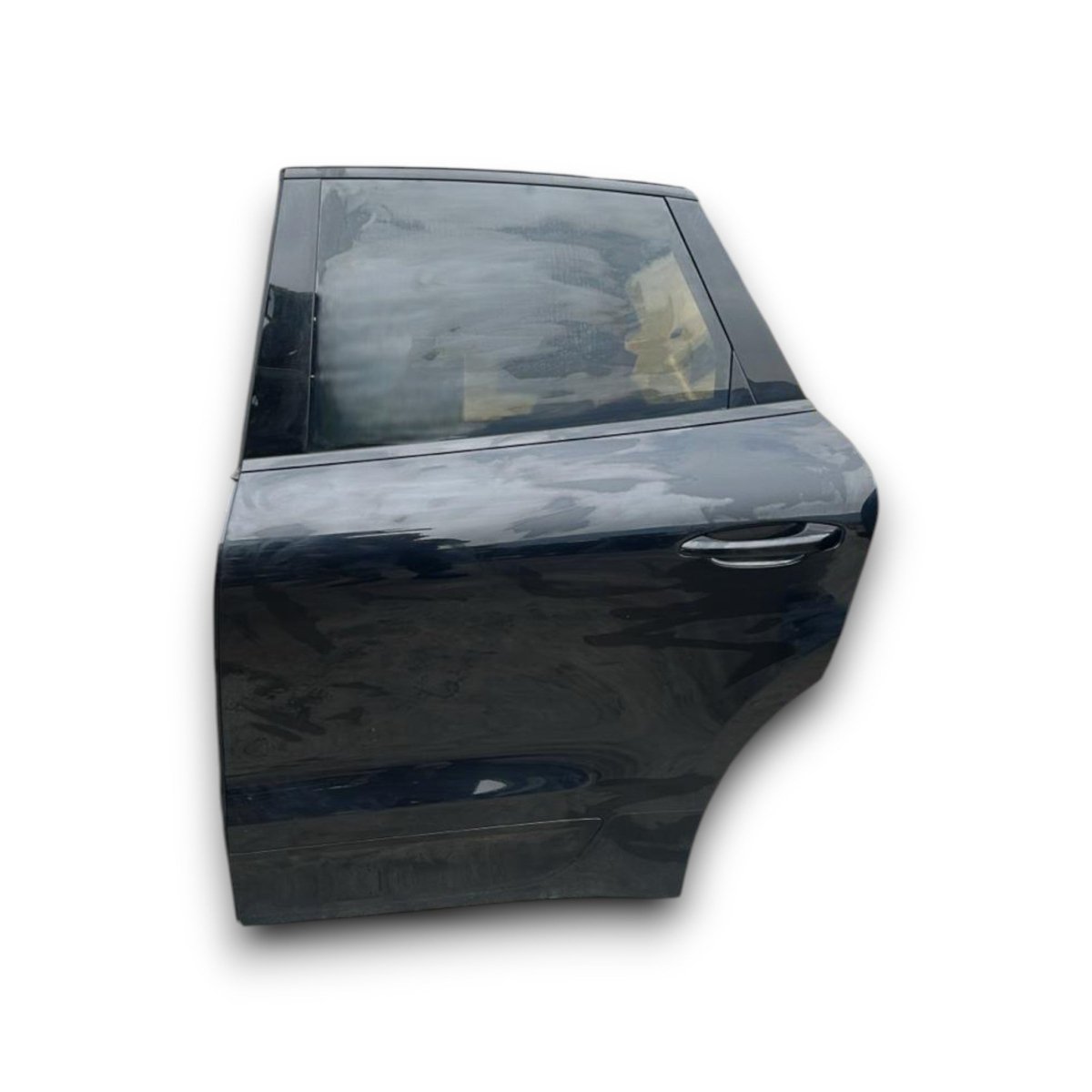 Portiera posteriore sinistra nera Porsche Macan (95B) (2019 > ) porta / sportello - F&amp;P CRASH SRL - Ricambi Usati