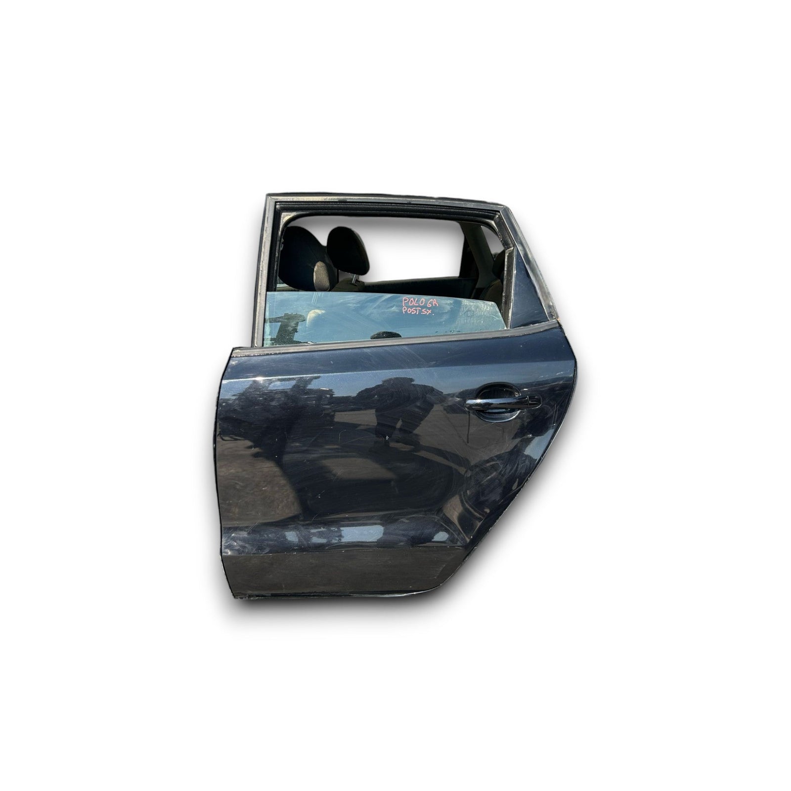 Portiera Posteriore Sinistro Nera Volkswagen Polo 6R (2009 > 2017) Porta / Sportello - F&P CRASH SRLS - Ricambi Usati
