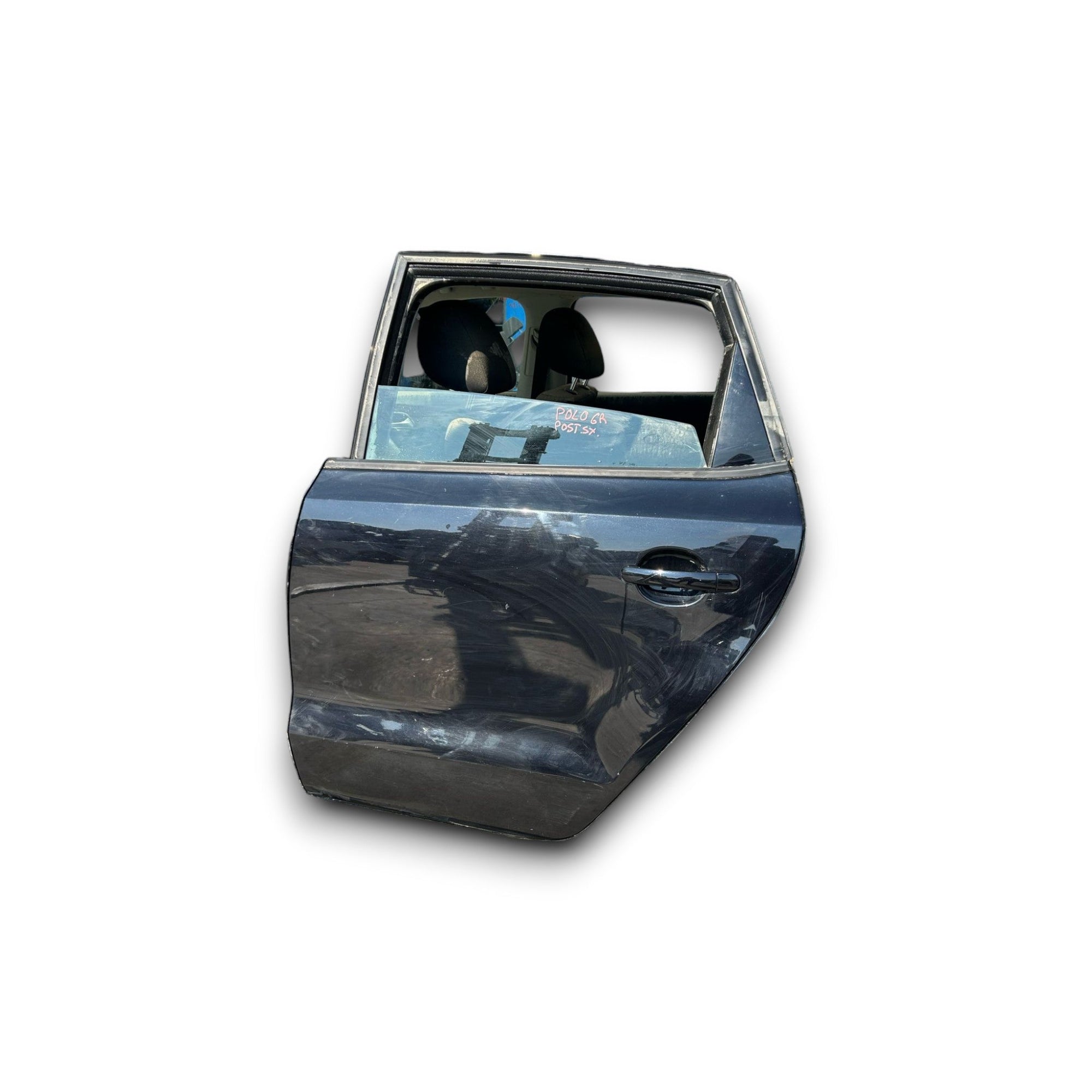 Portiera Posteriore Sinistro Nera Volkswagen Polo 6R (2009 > 2017) Porta / Sportello - F&P CRASH SRLS - Ricambi Usati