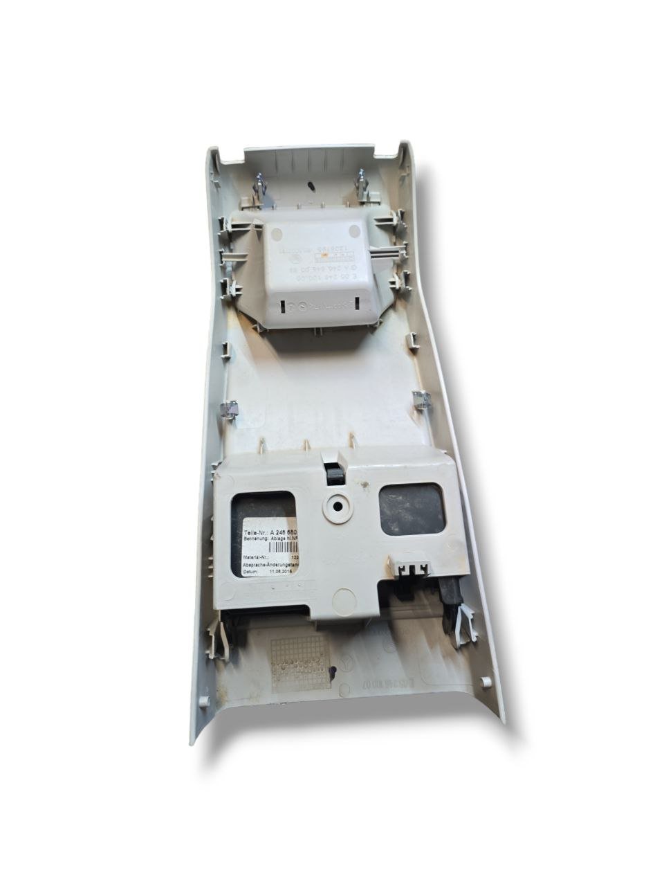 Rear Ashtray Central Tunnel Mercedes - Benz Class A w176 (2012 - 2018) Code: A2466460069 - F&P CRASH SRLS - Used Spare Parts