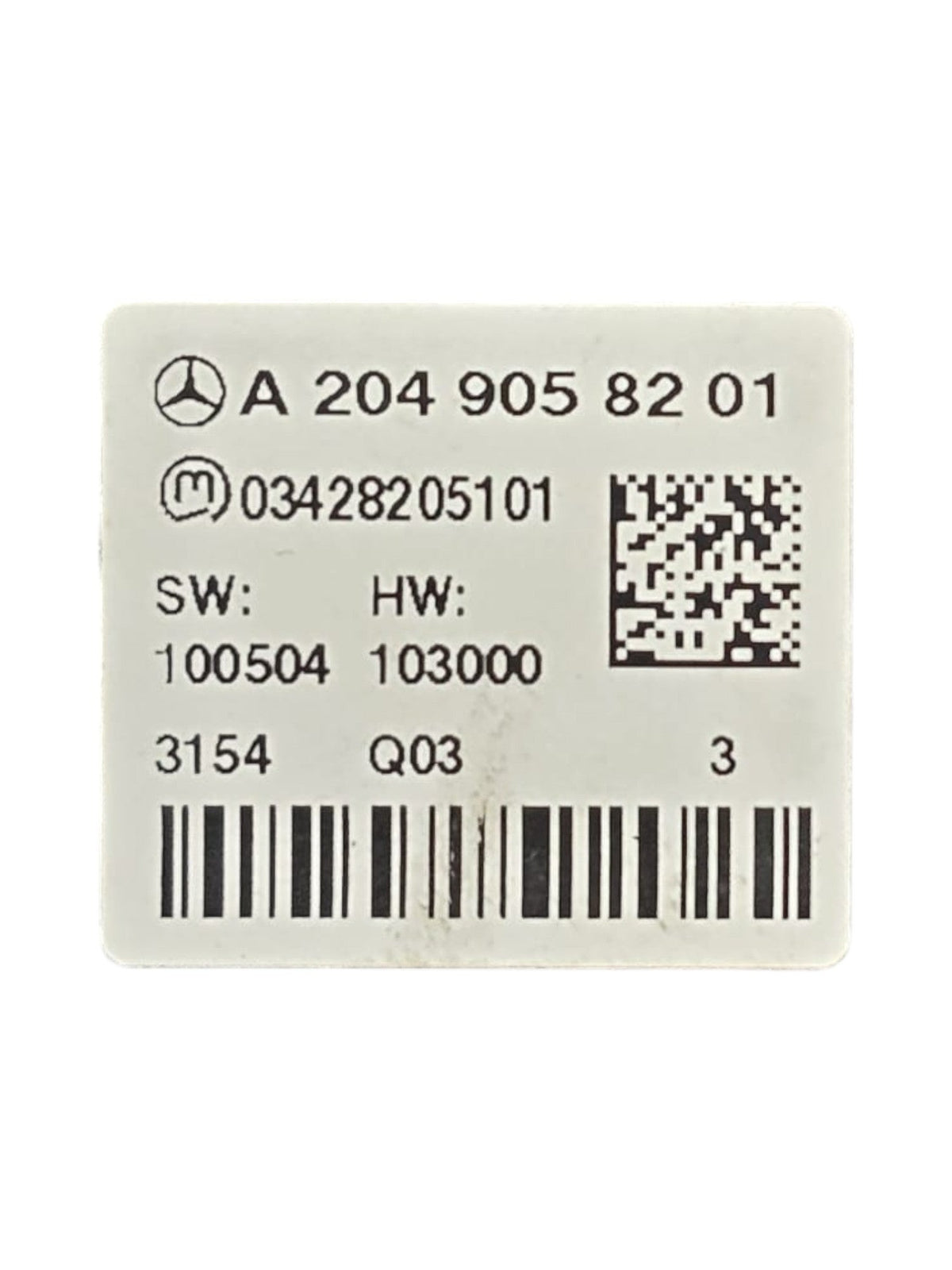 Emergency Button / 4 Indicators + ECO Button Code:A2049058201 Mercedes Class C W204 (2007 - 2015) - F&P CRASH SRLS - Used Parts