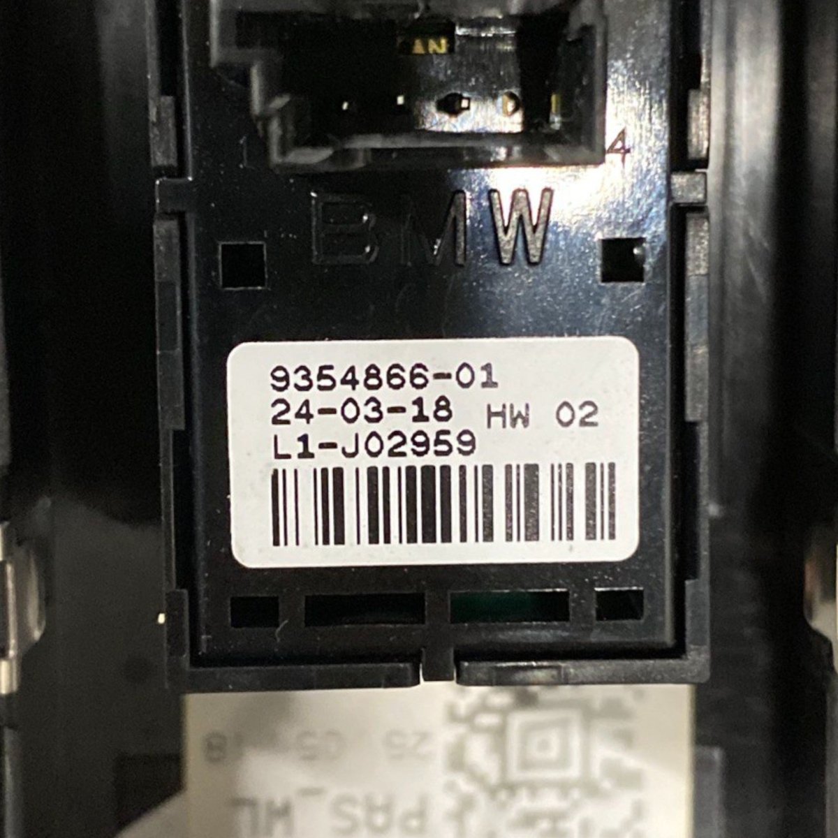 Front right (dx) window lift switch mini cooper f56 Code: 9354866 - 01 (2014 - ) - F&P CRASH SRLS - Used Parts
