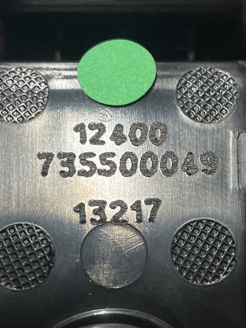 Pulsantiera alzavetro anteriore destra (dx) Fiat Punto evo cod:735500049 (2009 - 2012) - F&P CRASH SRLS - Ricambi Usati