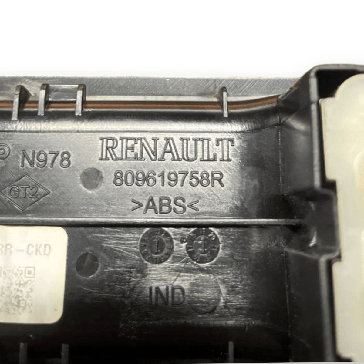 Left front window lift button (sx) Renault Express II (2020 - ) code: 809619758R - F&P CRASH SRLS - Used Parts