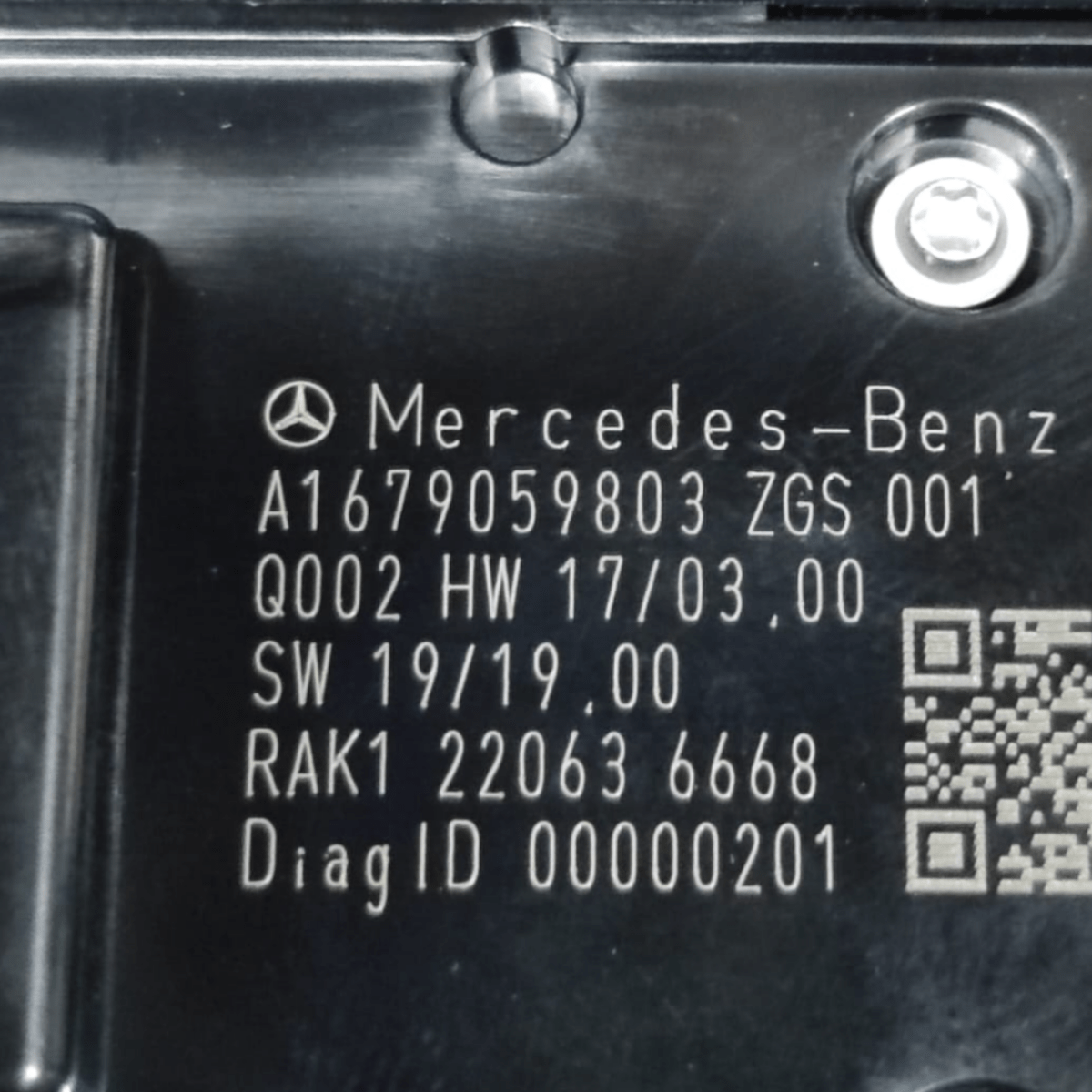 Left front window switch Mercedes CLA X118 code: A1679059803 (2019 - 2025) - F&P CRASH SRLS - Used Parts