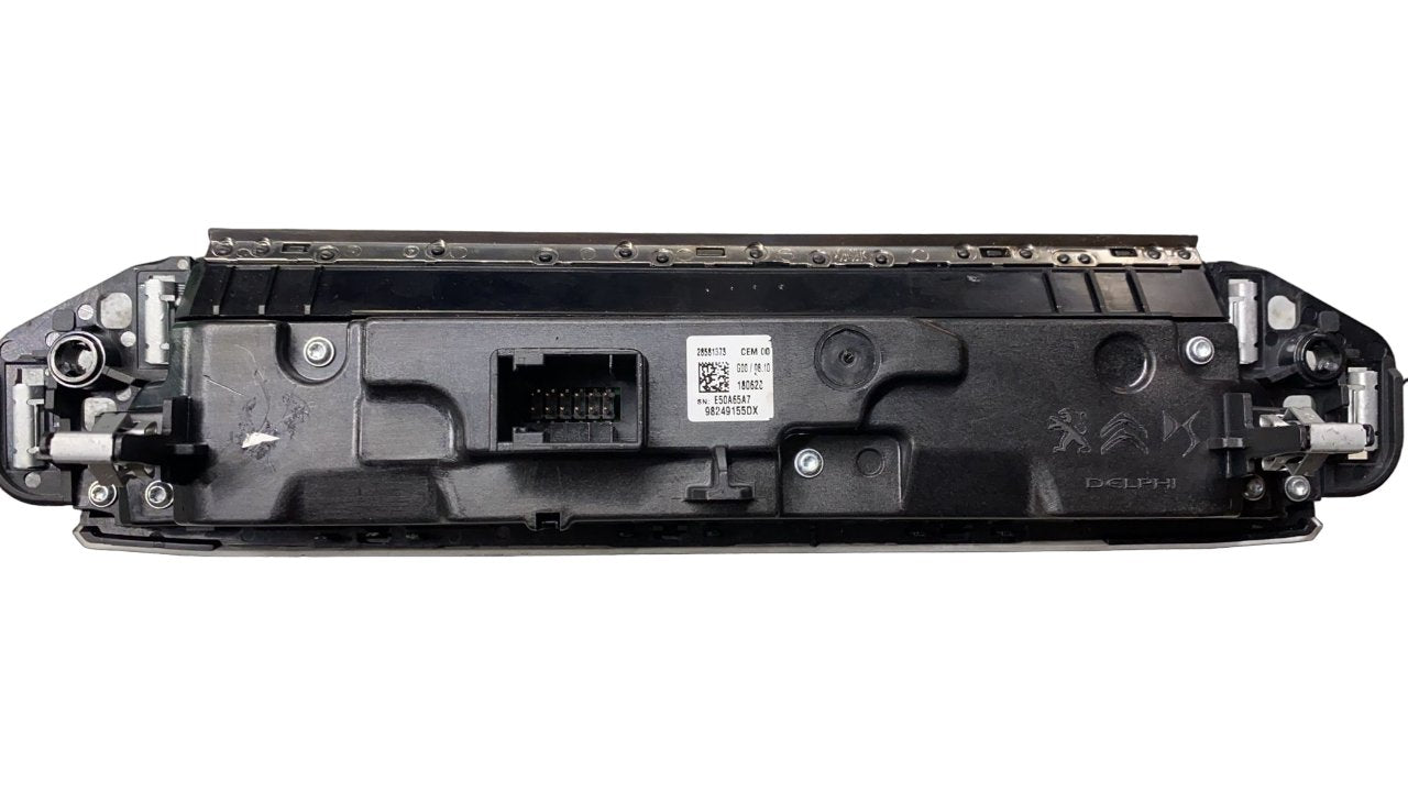 Central control panel - climate controls Peugeot 3008 gt - line (2019) code:98249155dx - F&P CRASH SRLS - Used Spare Parts