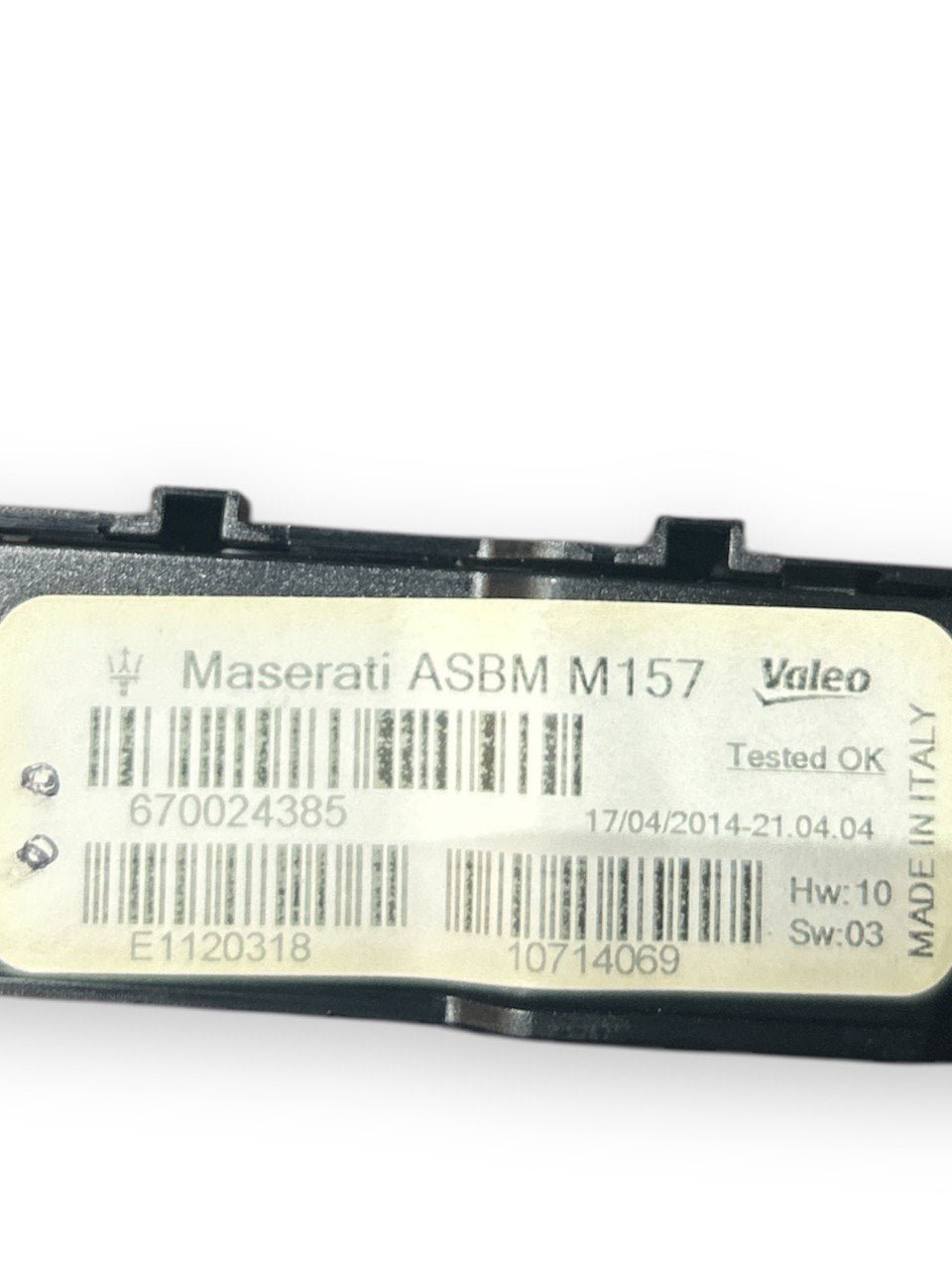 Pulsantiera Console Centrale Maserati Ghibli (2013 > ) cod.670024385 - F&P CRASH SRLS - Ricambi Usati