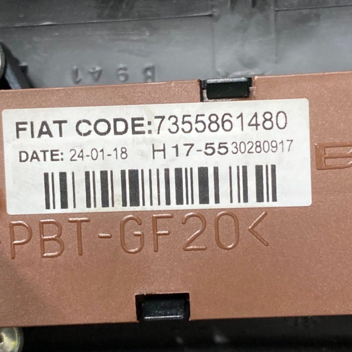 Central dashboard button panel fiat ducato iii Code: 7355861480 (2014 - ) - F&P CRASH SRLS - Used Parts