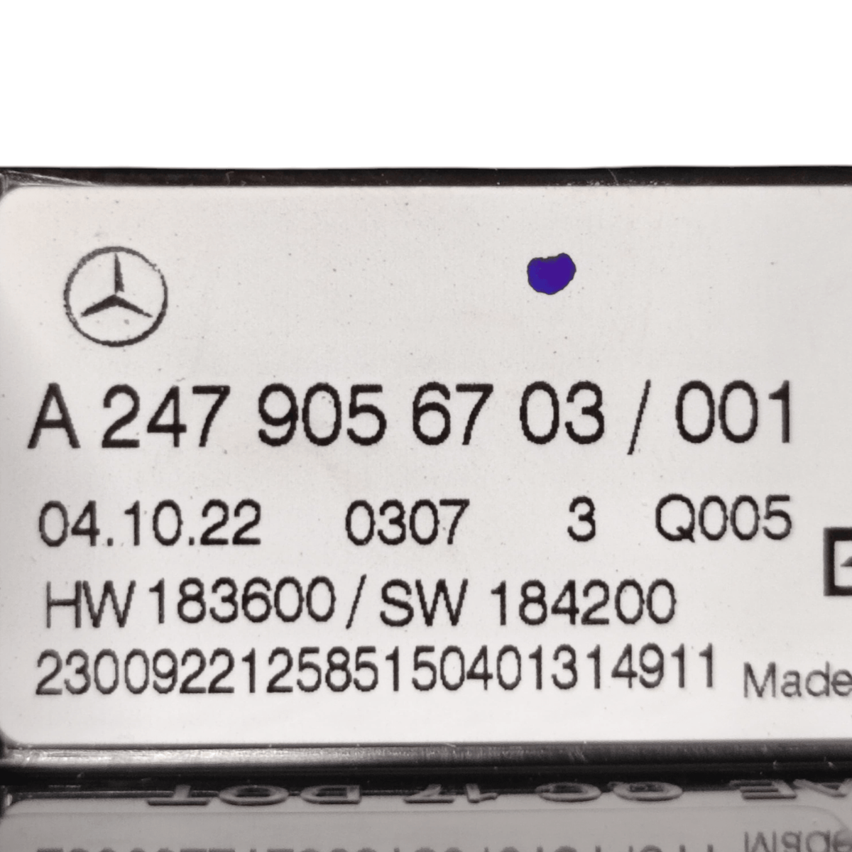 Pulsantiera Multifunzione Centrale Mercedes GLA H247 COD: A2479056703 (2020>) - F&P CRASH SRLS - Ricambi Usati