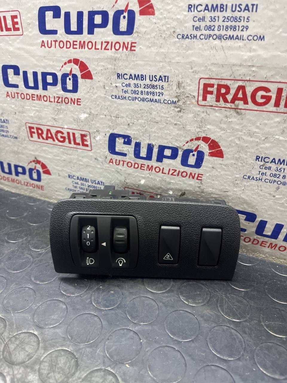 Headlight Adjustment Control Button Traction Control Renault Megane III 3p (2011) code:40343XE1 - F&P CRASH SRLS - Used Parts