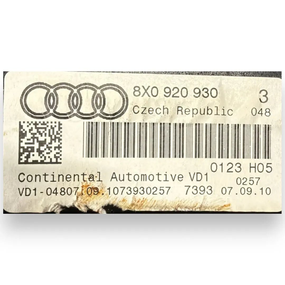 Dettaglio Quadro strumenti Audi A1 8X 2010–2019 - foto 3