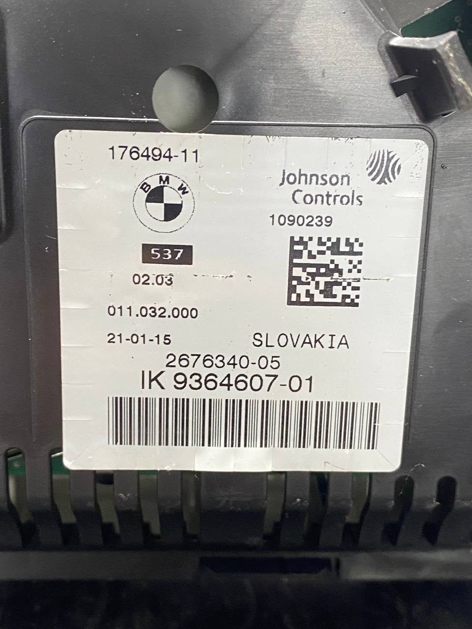 Instrument Panel / Odometer BMW 5 F10 / F11 X - Drive Diesel code: 9364607 - 01 - F&P CRASH SRLS - Used Parts