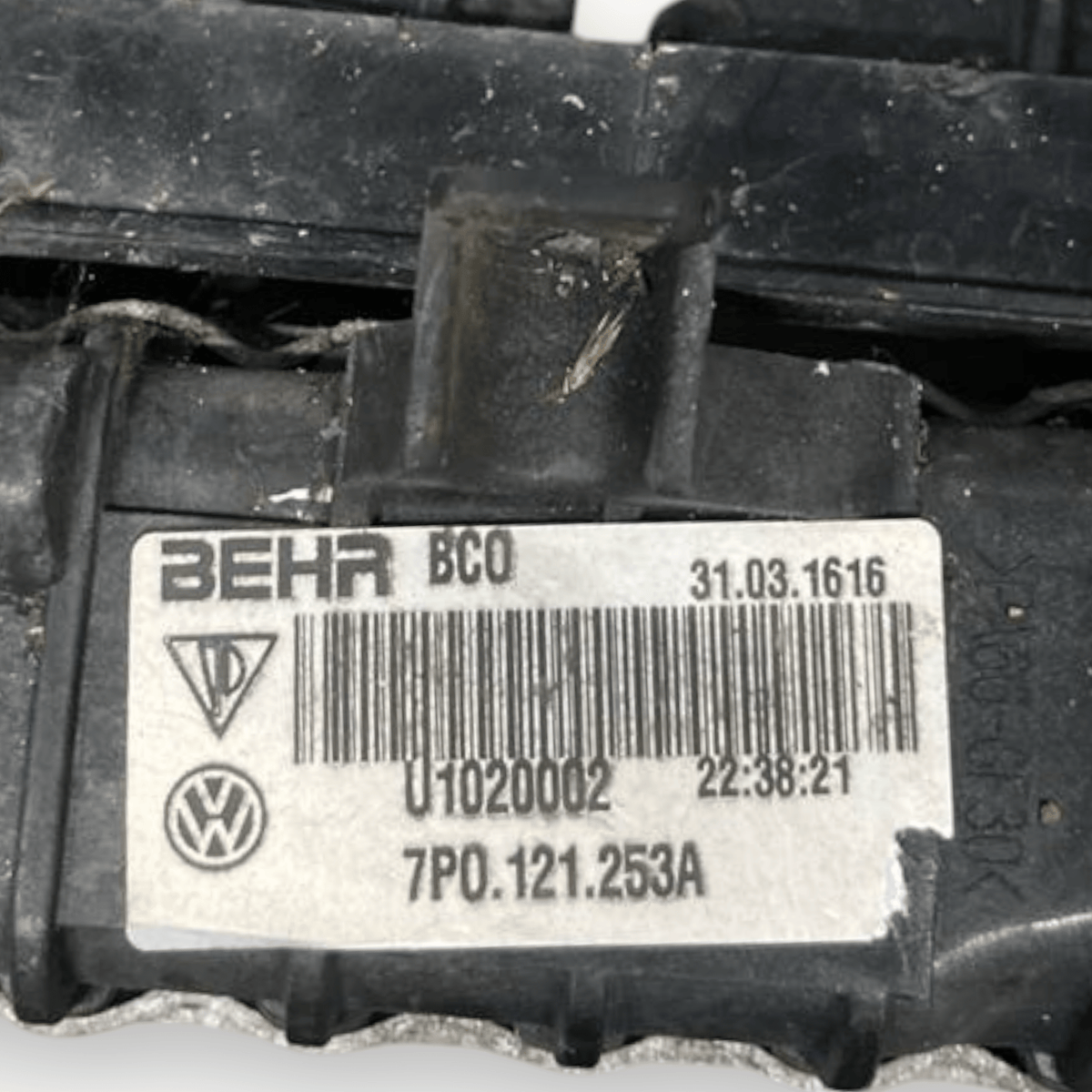 Porsche Cayenne II 92A 3.0 Gasoline Engine Radiator (2010 to 2017) code: 7P0121253A - F&P CRASH SRLS - Used Parts