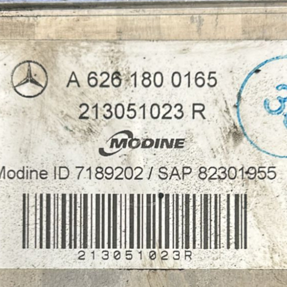Oil Radiator Mercedes Benz Class C (W205) 1.6 Diesel code A6261800165 (2014 > 2021) - F&P CRASH SRLS - Used Parts