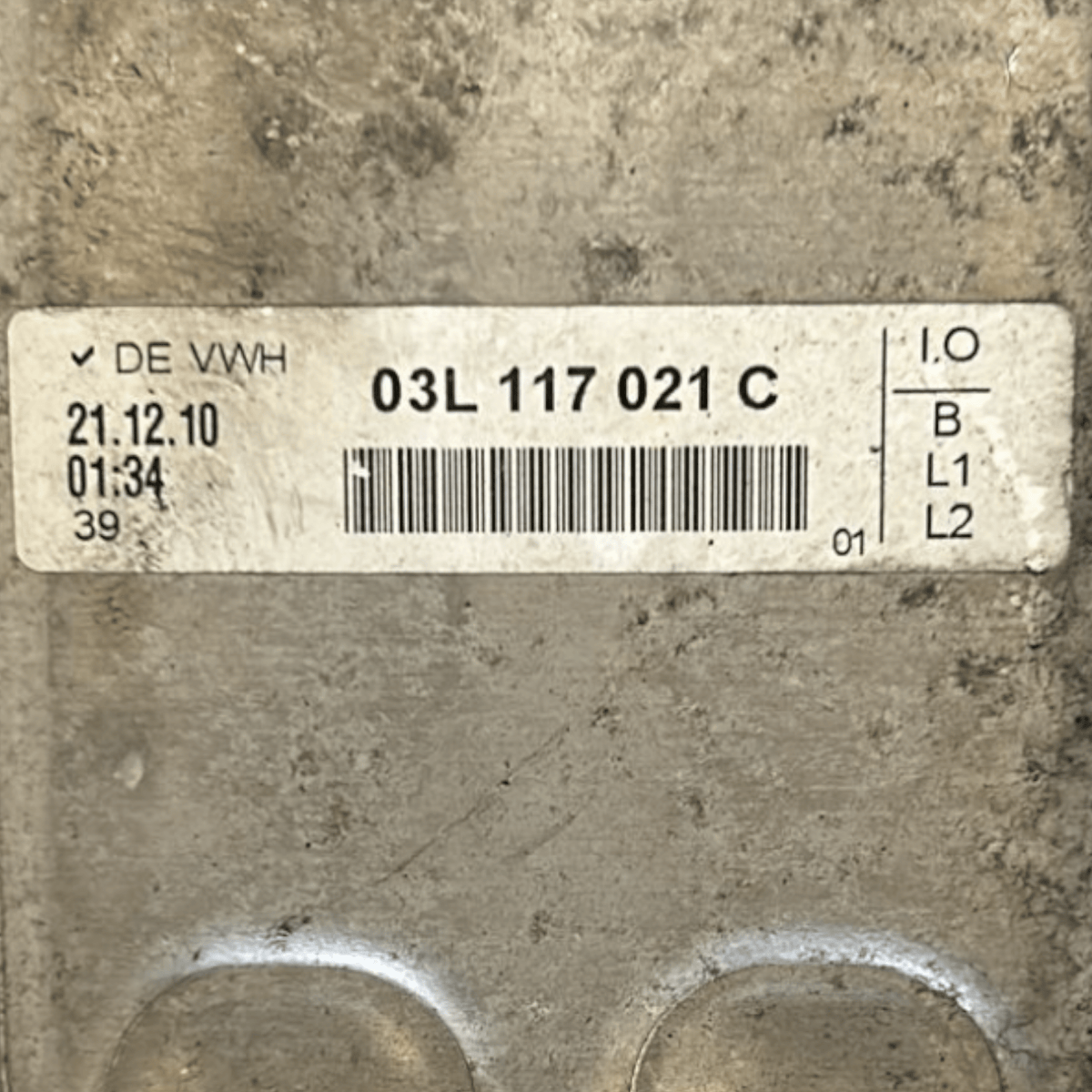 Oil Radiator Seat Leon III 2.0 Diesel code:03L117021C (2013 > 2019) - F&P CRASH SRLS - Used Parts
