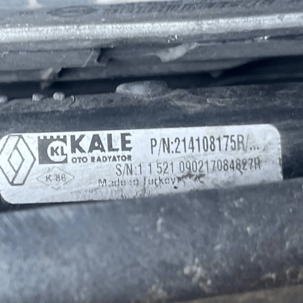 Renault Megane IV 1.5 Diesel Radiator (2015 - ) code: 214108175R - F&P CRASH SRLS - Used Parts