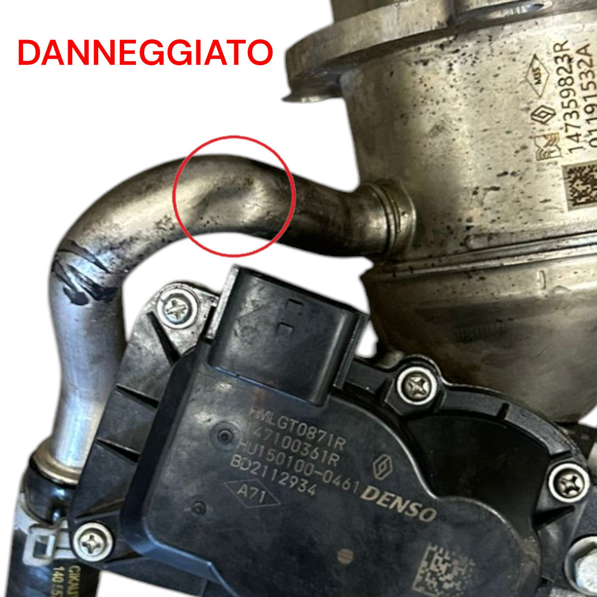 Radiator / EGR Valve Exhaust Gas Nissan Qashqai (J11) code.147359823R 1.5 Diesel (2014 > 2021) - F&P CRASH SRLS - Used Parts