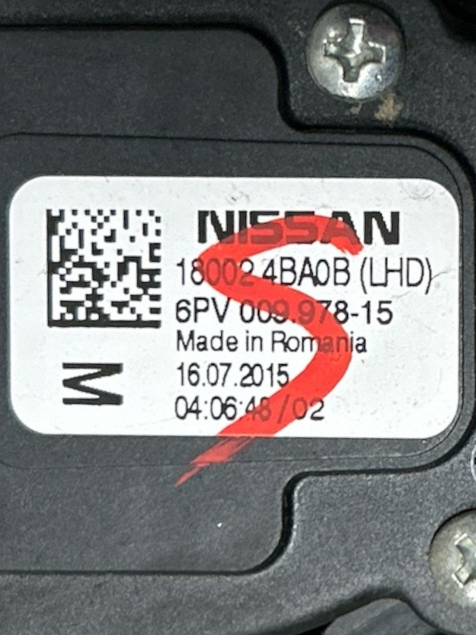 Renault Kadjar 1.5 Diesel (2015 > 2022) cod.465014EA2B cod.6PV00997815 Brake Pedal + Accelerator Pedal - F&P CRASH SRLS - Used Parts