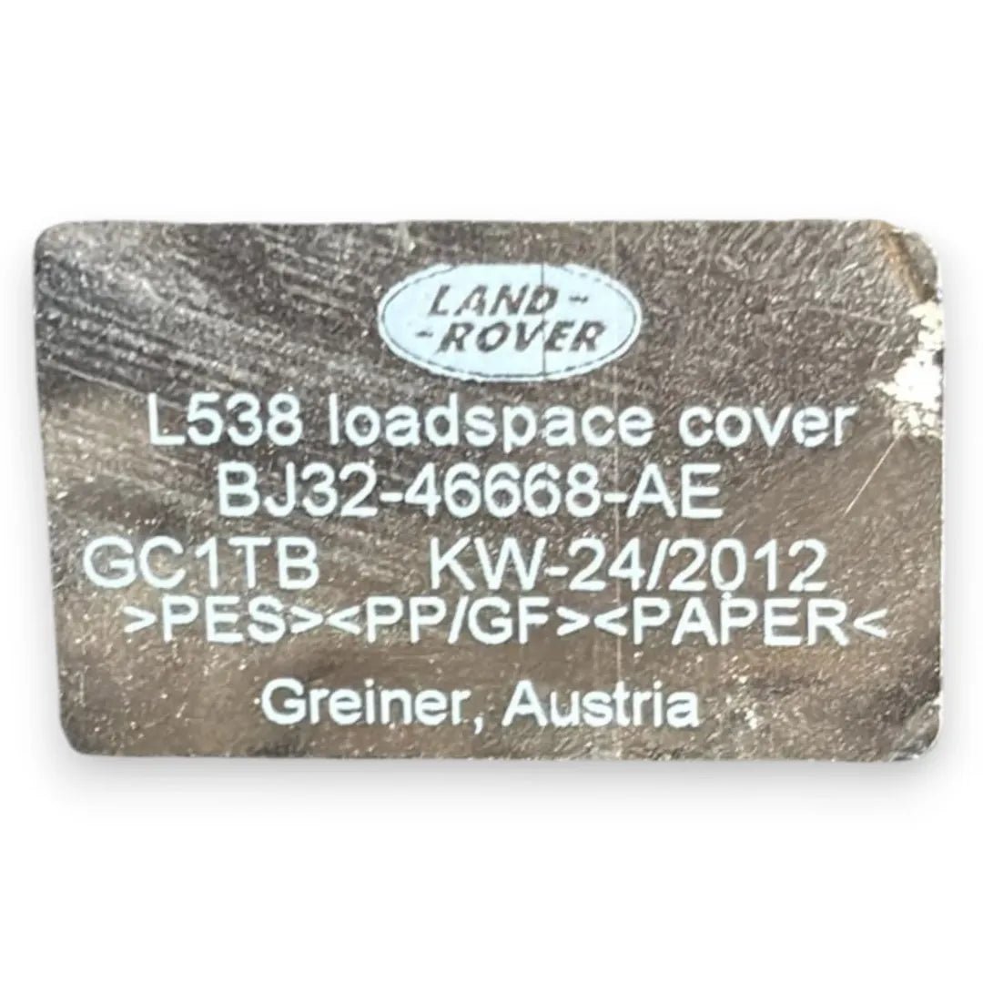 Dettaglio Cappelliera Land Rover Range Rover Evoque 2011–2019 OEM LR117464 - foto 3