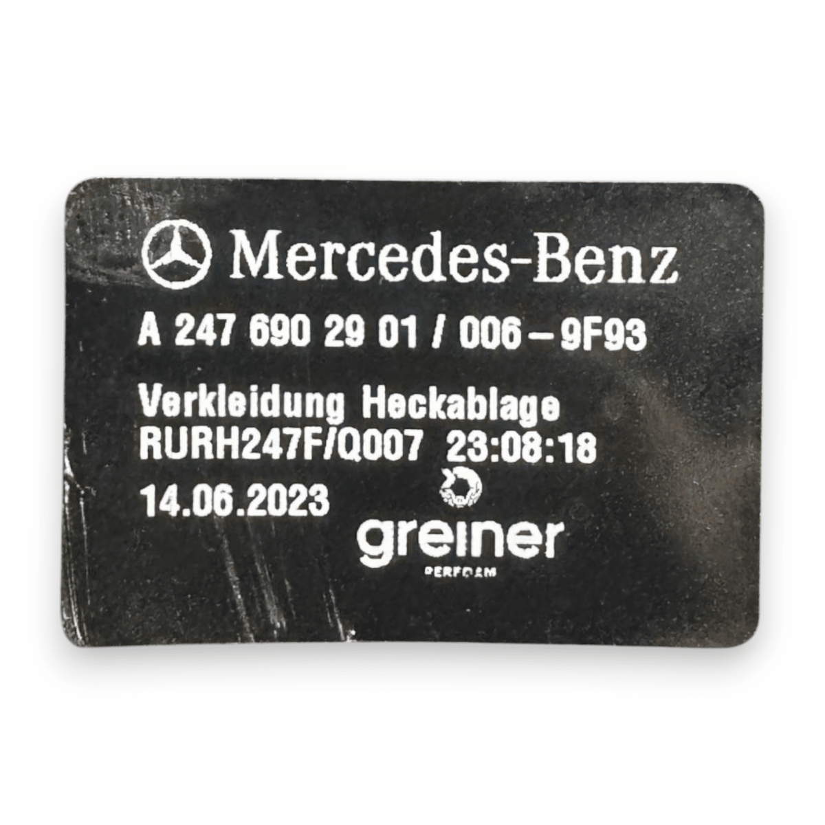 Ripiano / cappelliera Mercedes - Benz GLA (H247) cod.A2476902901 (2020 - ) - F&P CRASH SRL - Ricambi Usati