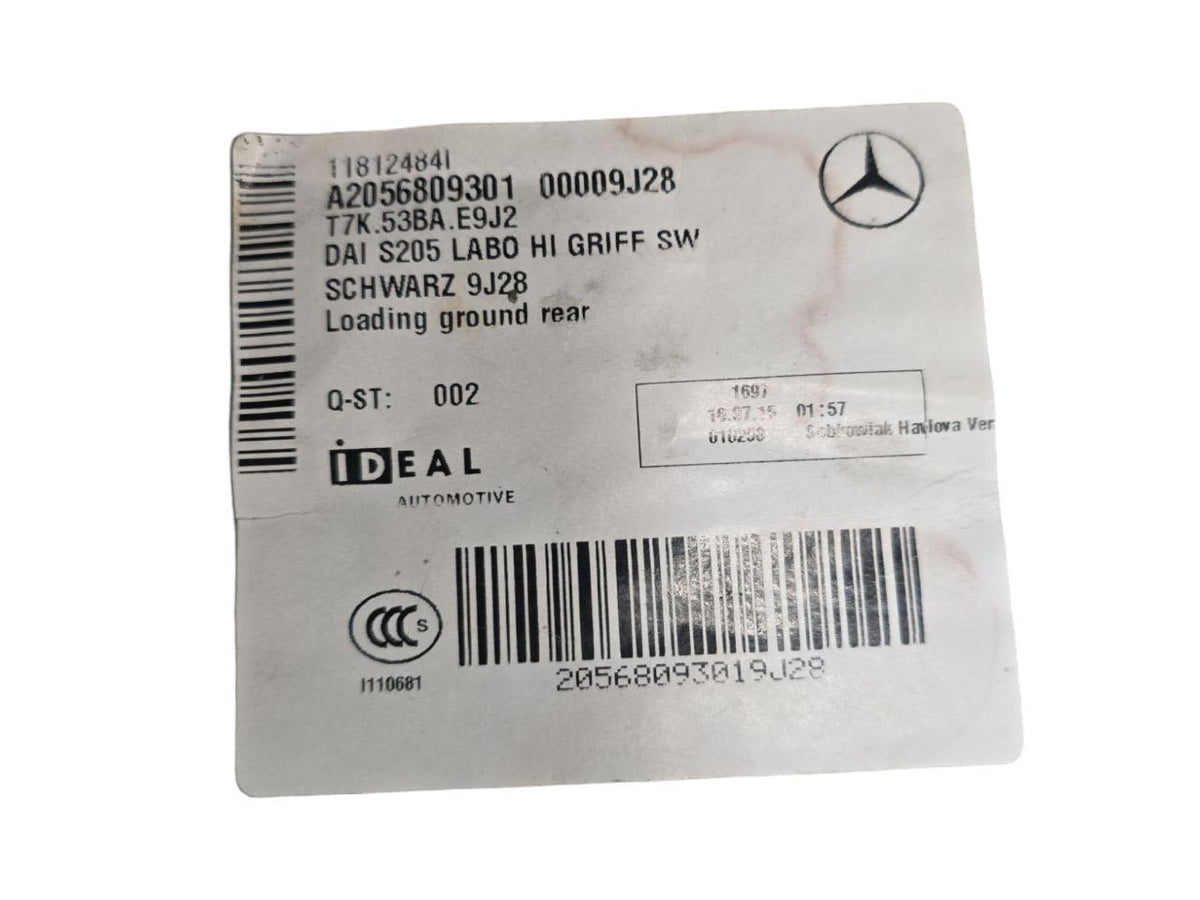 Ripiano / Tappeto Bagagliaio Mercedes - Benz Classe C w205 ( 2014 - 2021 ) Cod : A2056809301 - F&P CRASH SRLS - Ricambi Usati