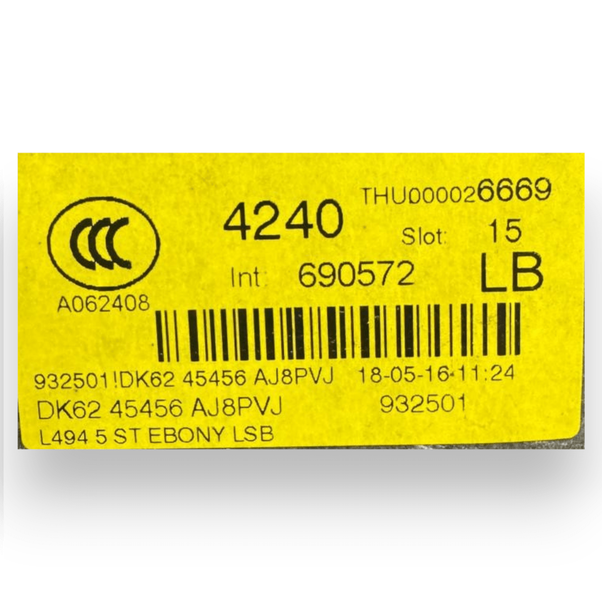 Ripiano / tappeto bagagliaio Range Rover Sport (L494) cod.DK6245456 (2013 - 2022) - F&P CRASH SRL - Ricambi Usati