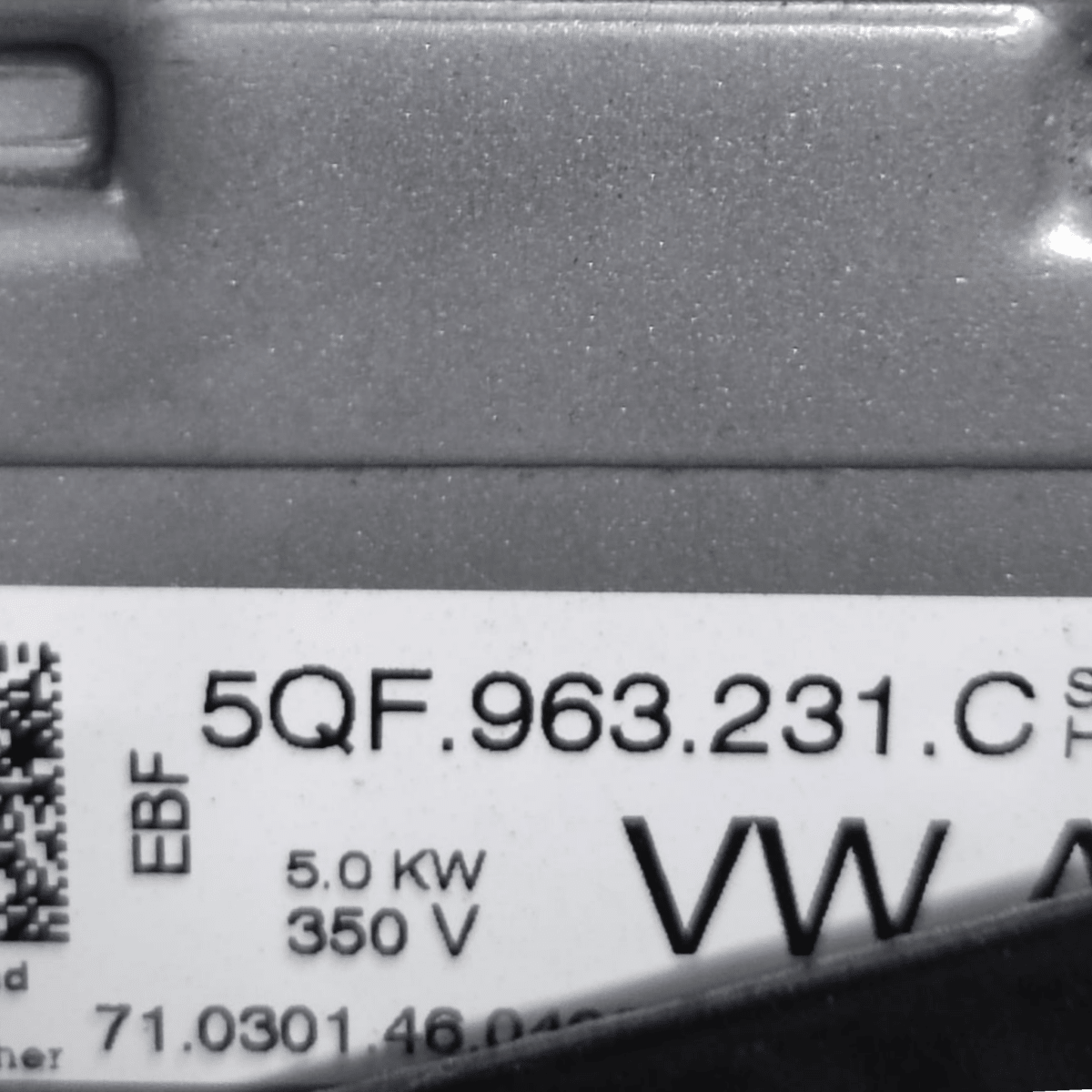 Riscaldatore ad alta tensione cupra formentor 1.4 hybrid cod: 5qf963231 (2020 - ) - F&P CRASH SRL - Ricambi Usati