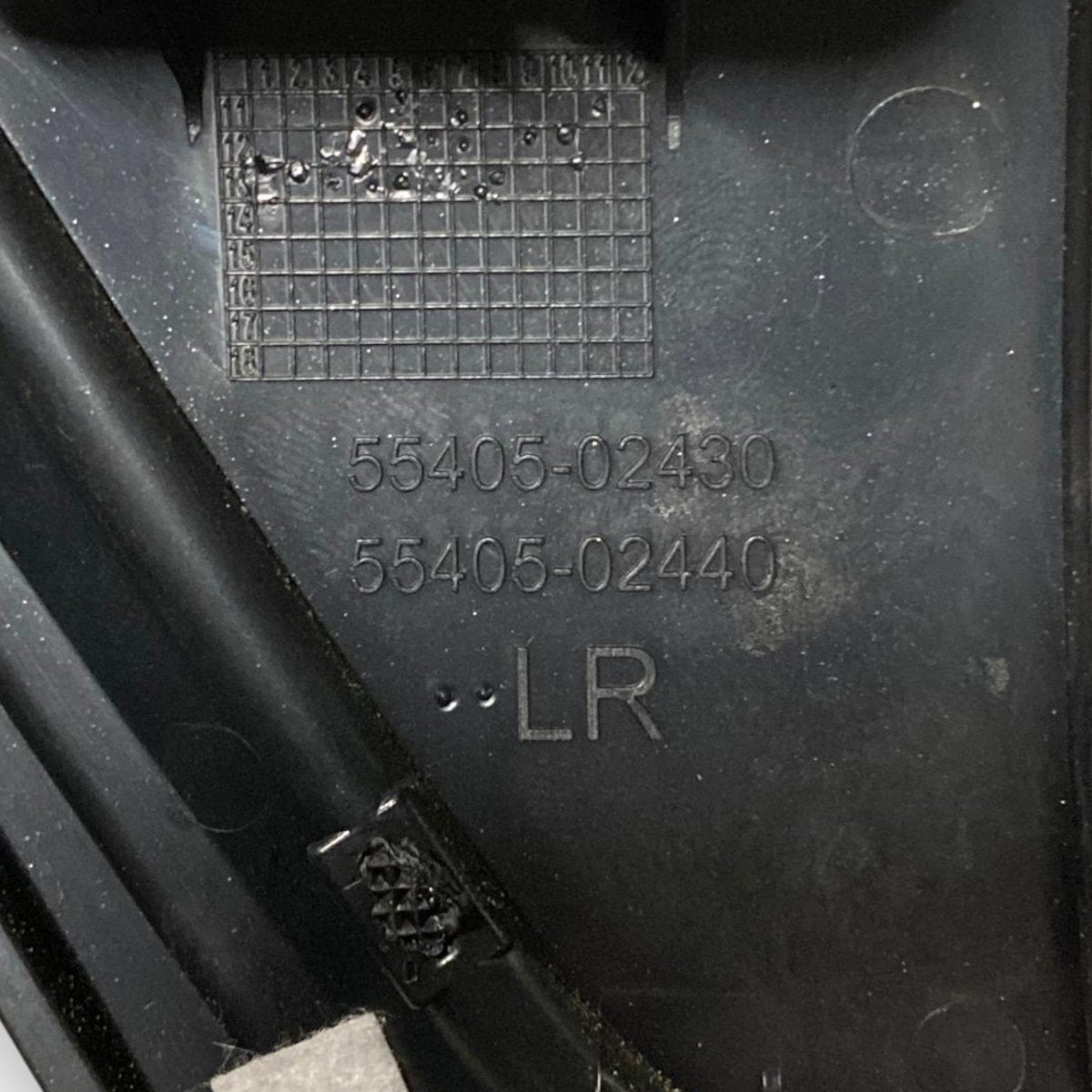 Rivestimento autoradio + comandi toyota auris e180 (2012 - 2018) Cod: 55405 - 02430 - F&P CRASH SRL - Ricambi Usati