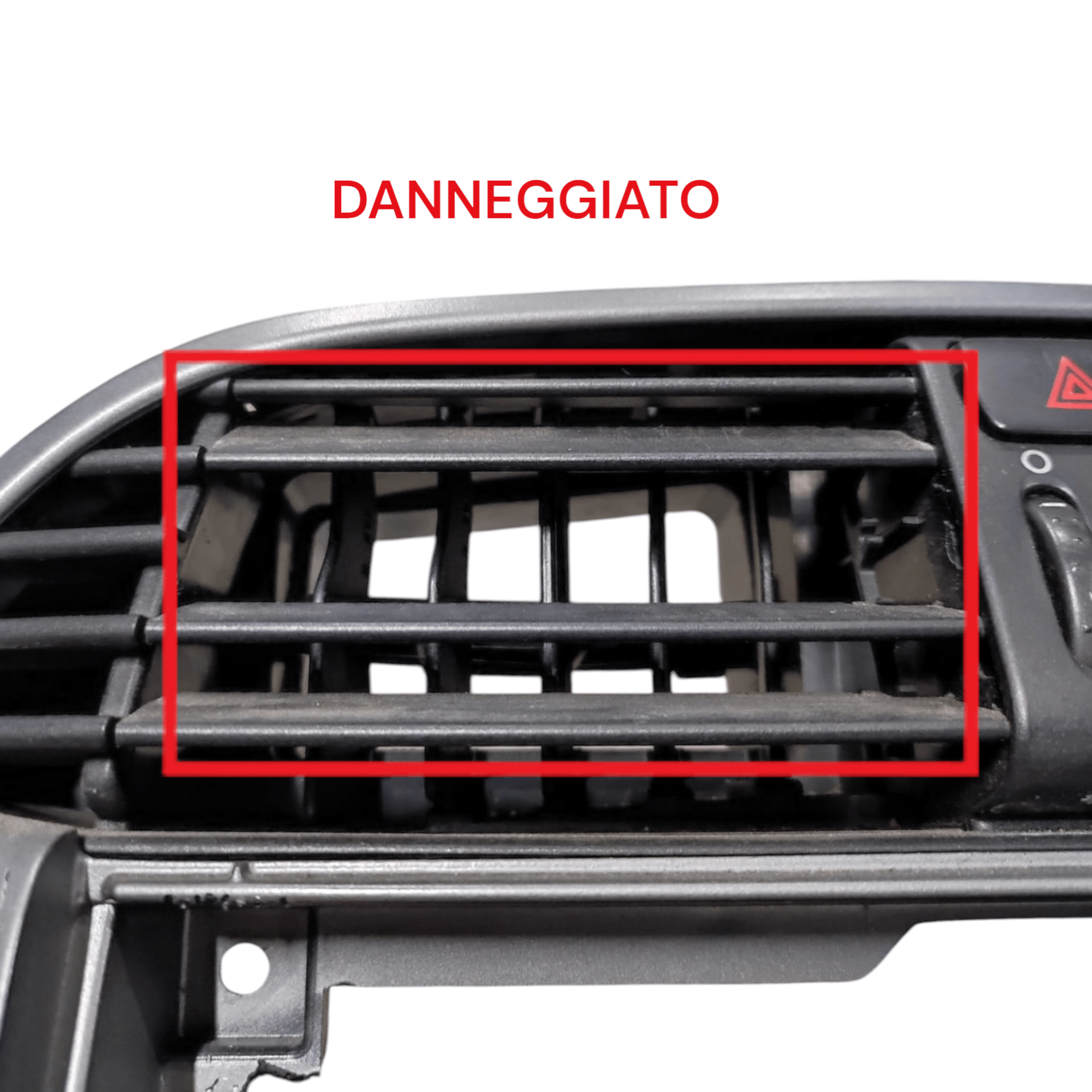Rivestimento Autoradio Fiat Bravo COD: 735500195 (2007 - 2014) - F&P CRASH SRLS - Ricambi Usati