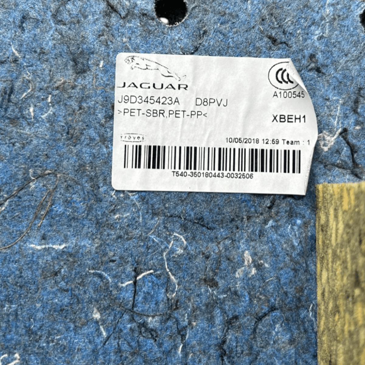 Rivestimento bagagliaio sinistro jaguar i - pace cod:J9D345423A (2018 >) - F&P CRASH SRLS - Ricambi Usati