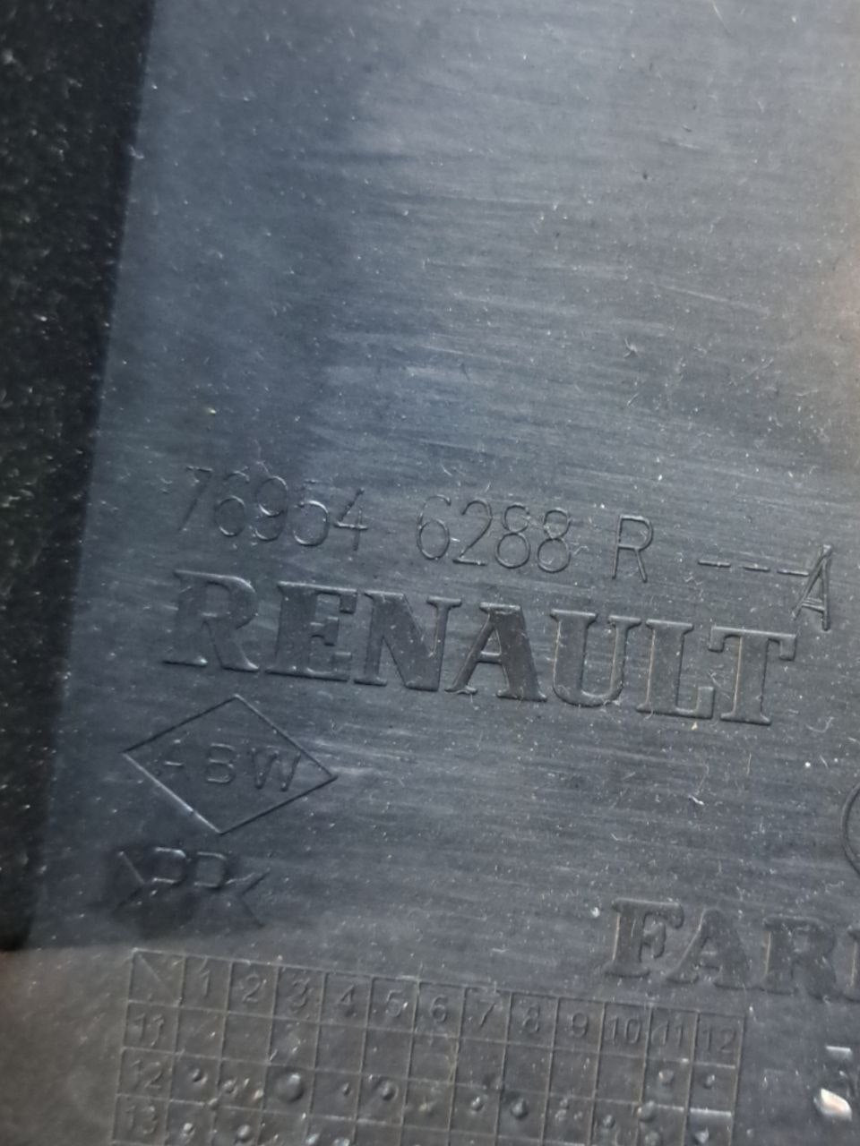Rivestimento Battitacco posteriore sinistro (sx) Renault Clio IV (2012 - 2019) COD:769546288R - F&P CRASH SRLS - Ricambi Usati