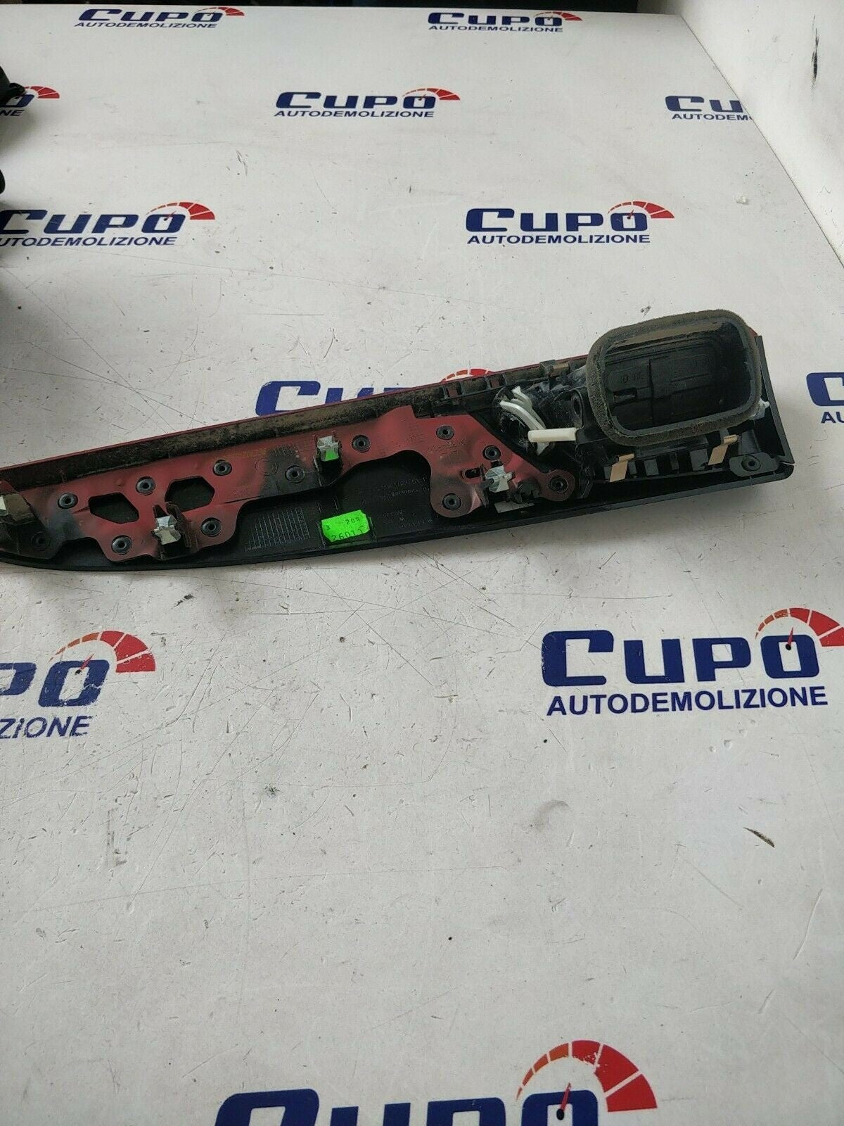 BMW 1 F20 27648710 Console Cover Glossy Black Red Trim - F&P CRASH SRLS - Used Parts
