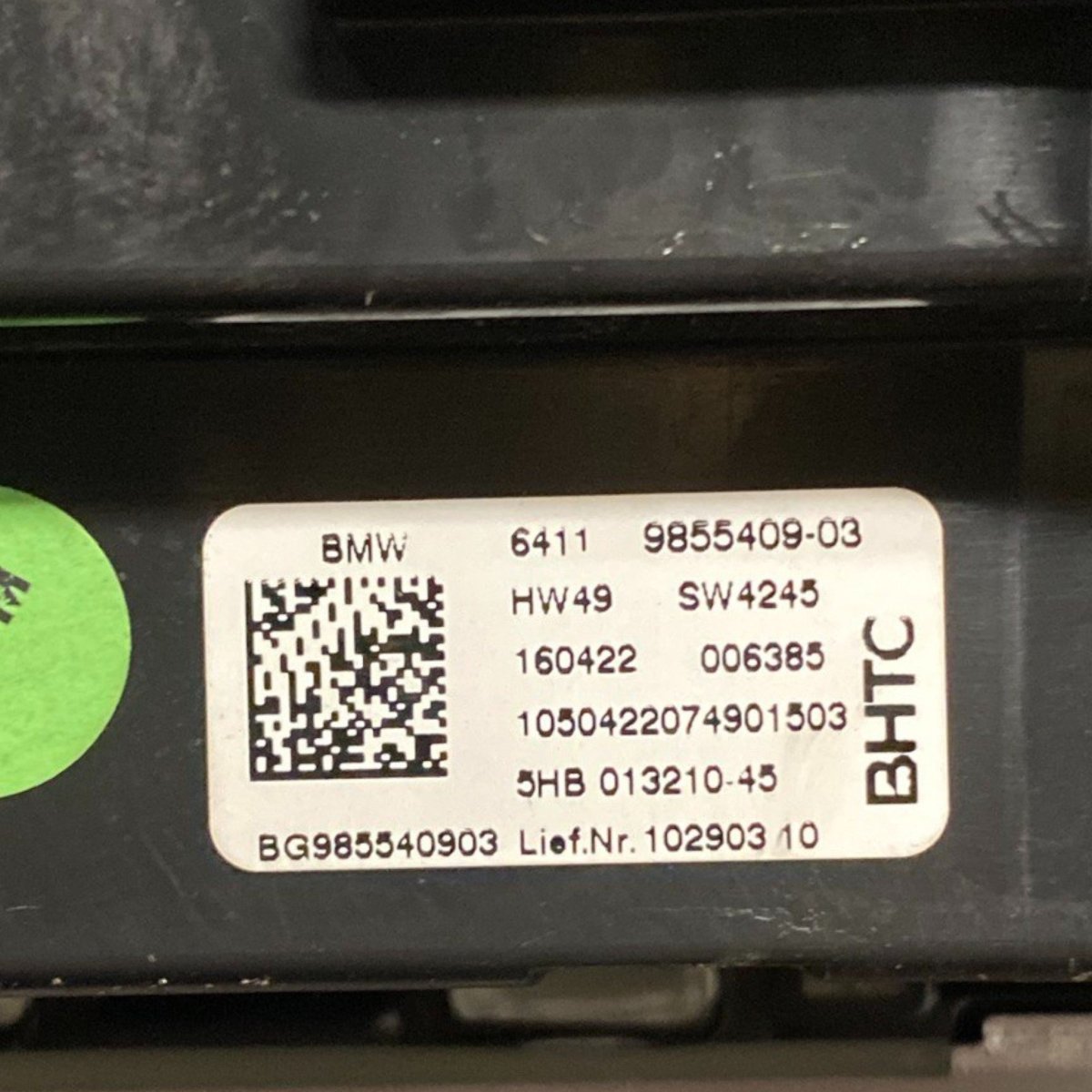 Rivestimento cruscotto centrale bmw serie 4 gran coupé g26 (2020 - ) Cod: 9855409 - 03 - F&P CRASH SRLS - Ricambi Usati