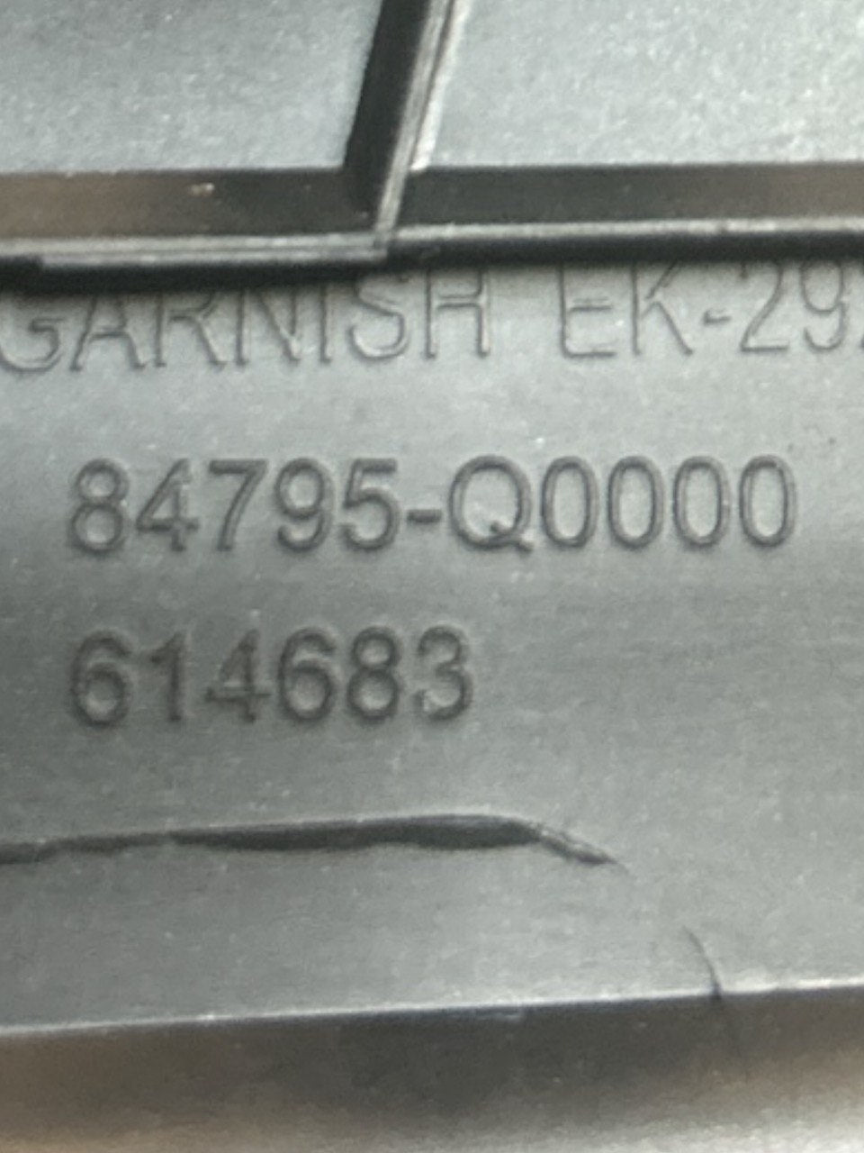Rivestimento Cruscotto Centrale Hyundai Bayon (2021 > ) cod.84795 - Q0000 - F&P CRASH SRLS - Ricambi Usati