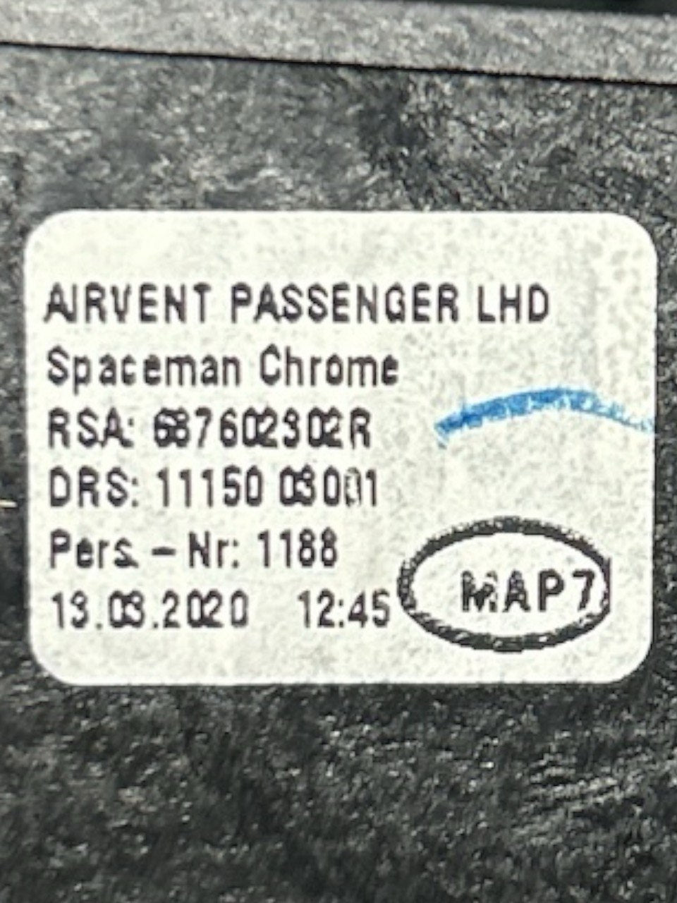Rivestimento Cruscotto Destro + Bocchette Aria Renault Captur II (2019 > ) cod.687602302R - F&P CRASH SRLS - Ricambi Usati