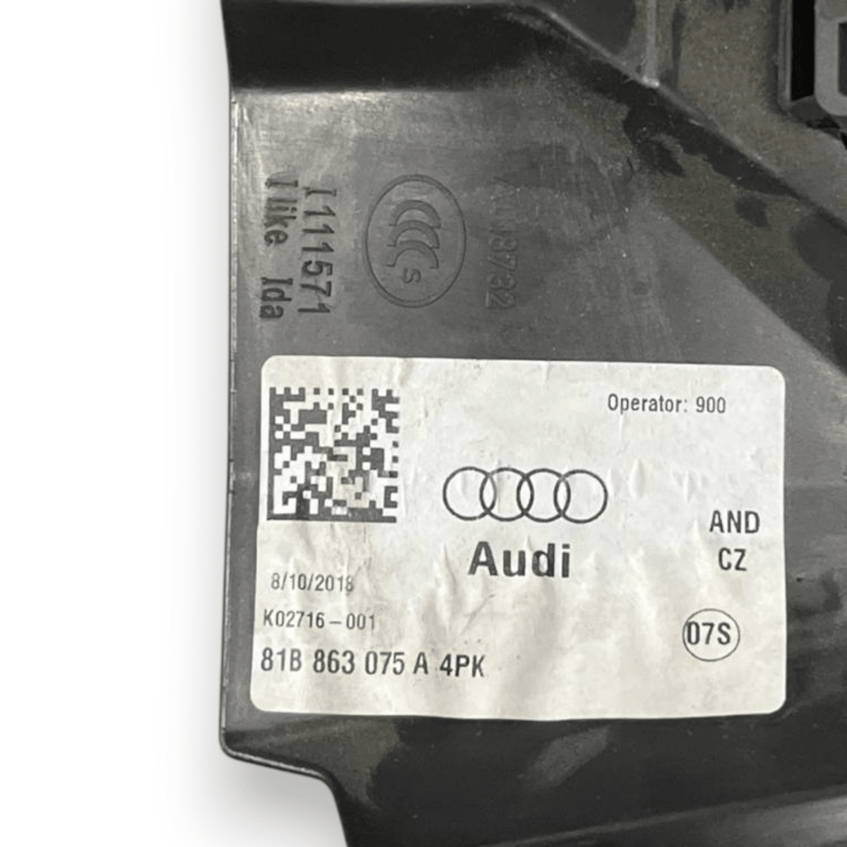 Lower Dashboard Cover Audi Q2 (2016 - ) code: 81B863075A - F&P CRASH SRL - Used Parts