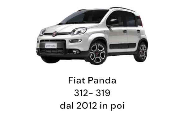 Rivestimento Cruscotto inferiore Fiat Panda 312 (2012>) COD:735491901 - F&P CRASH SRLS - Ricambi Usati