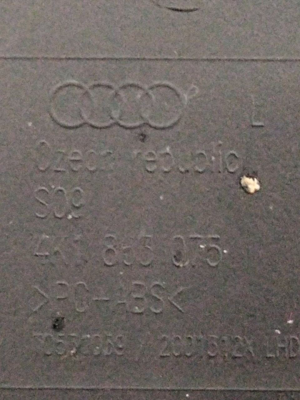 Lower Cover Steering Column Audi A7 C8 (2017>) code 4k1863075 - F&P CRASH SRLS - Used Parts