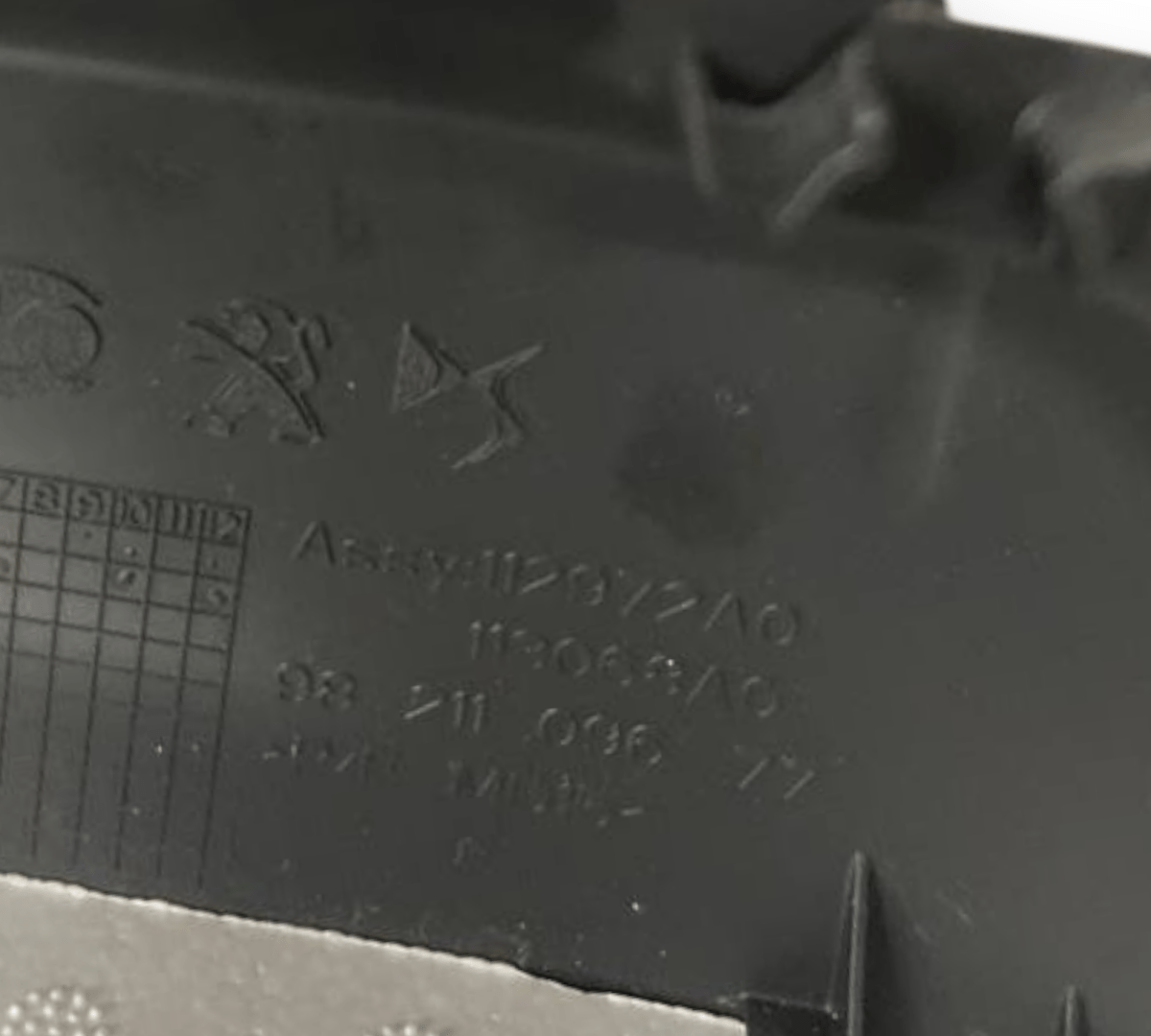 Rivestimento inferiore Piantone Sterzo DS7 Crossback (2017 - ) cod: 98211096 - F&P CRASH SRLS - Ricambi Usati