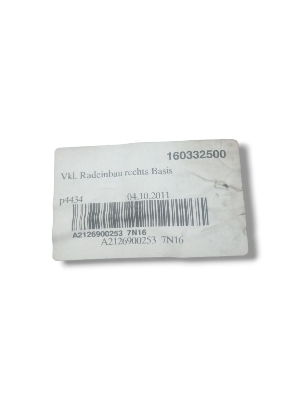 Side lining Trunk Mercedes W212 (2010) code: A2126900253 - F&P CRASH SRLS - Used Parts