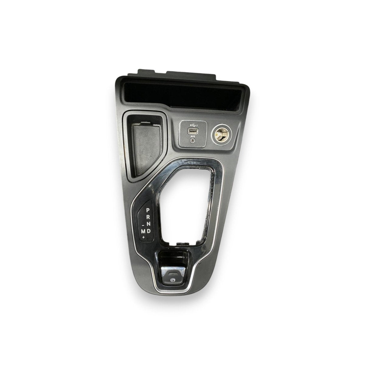 Rivestimento leva cambio automatico + interruttore freno di stazionamento Jeep Cherokee KL (2013 - 2023) Cod: 6D875DX9AC - F&P CRASH SRLS - Ricambi Usati