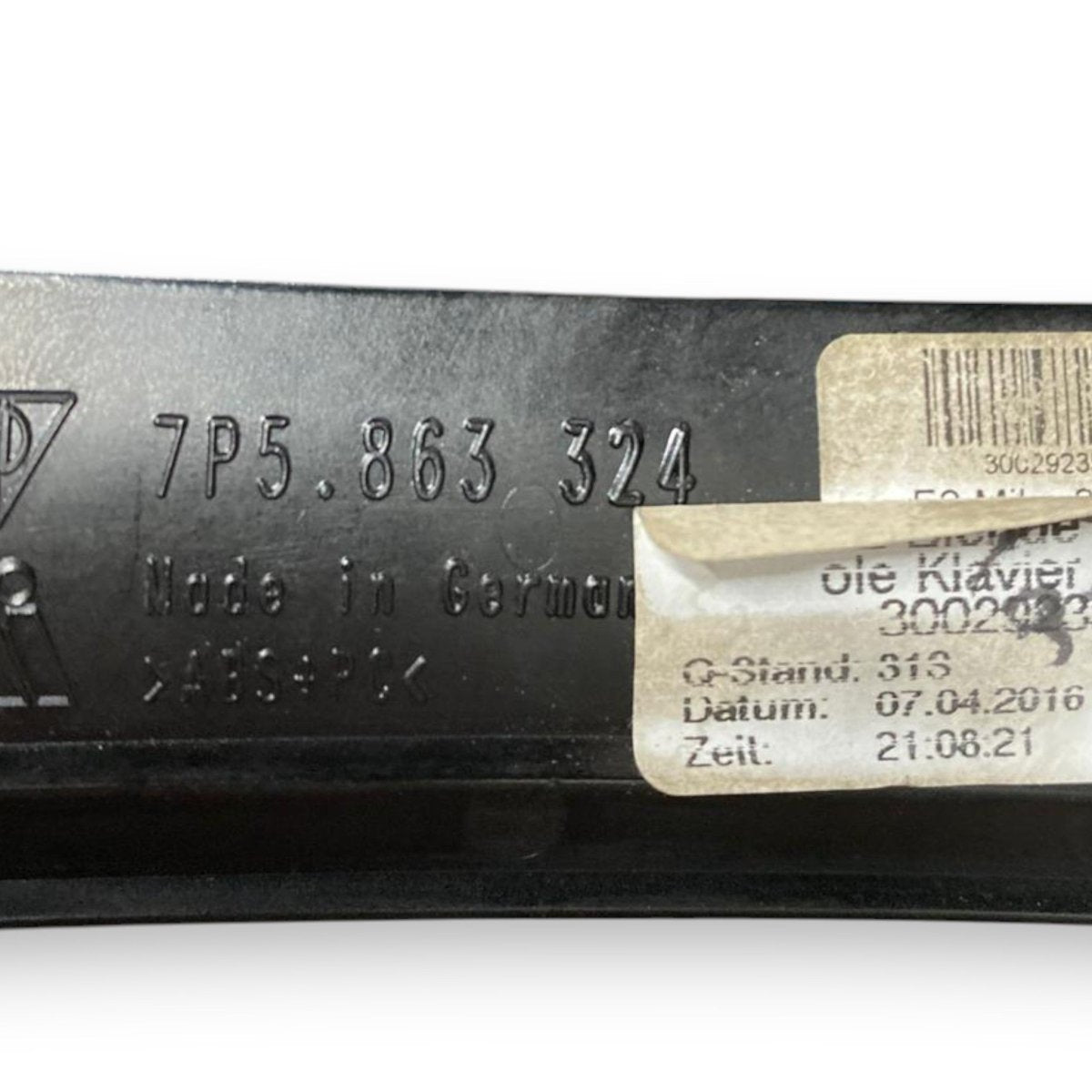 Rivestimento leva cambio automatico porsche cayenne 92a (2010 - 2017) Cod: 7p5863324 - F&P CRASH SRLS - Ricambi Usati