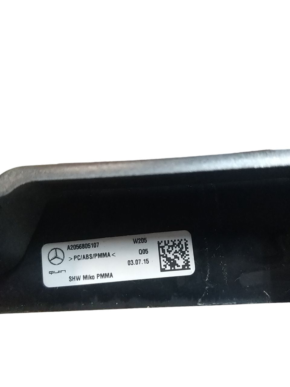 Rivestimento / Modanatura Console / Tunnel Centrale Mercedes Benz Classe C C205 ( 2015 - 2023 ) Cod : A2056805107 - F&P CRASH SRLS - Ricambi Usati